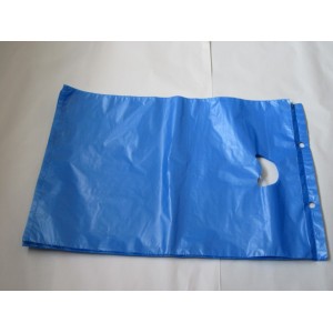 mikrotenová taška 380 x 500 - 0,02 mm průh. barva modrá- 25 ks