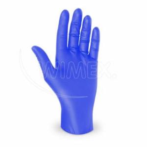nitrilové rukavice nepudrované,modré -M-100ks 