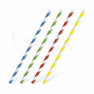 brčko papírové ⌀6mm x 20cm-barevná spirála MIX -25ks
